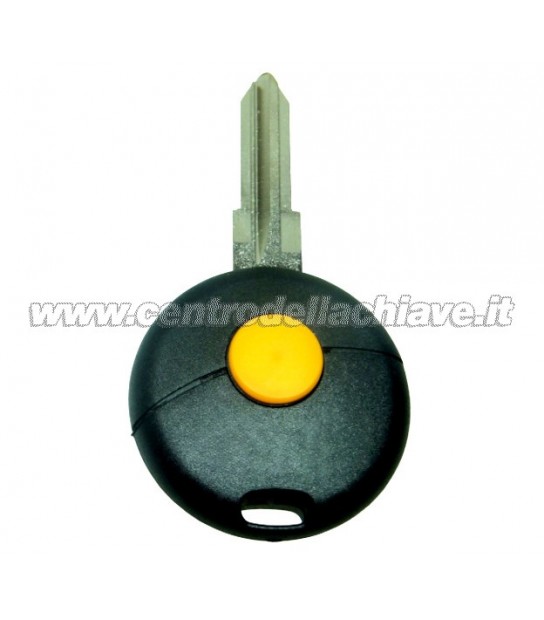 CHIAVE PER SMART FORTWO 450 FOURFOUR 451 COUPE TELECOMANDO NOLOGO GUSCIO +  LAMA