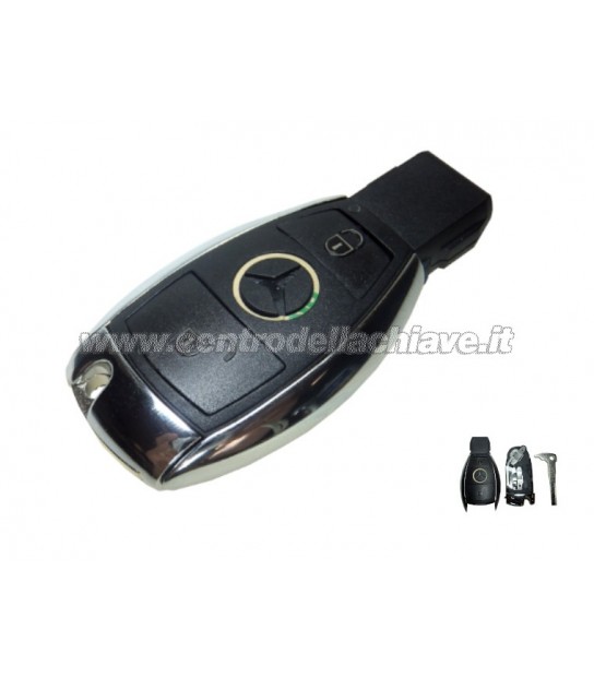 GUSCIO CHIAVE MERCEDES BENZ COMPLETA 2 TASTI SISTEMA KEY LESS  A/B/ML/SLK/GL/R - GUSCI -  - MB-KS18-B - GUSCIO CHIAVE MERCEDES  BENZ COMPLETA 2 TASTI SISTEMA KEY LESS A/B/ML/SLK/GL/R 